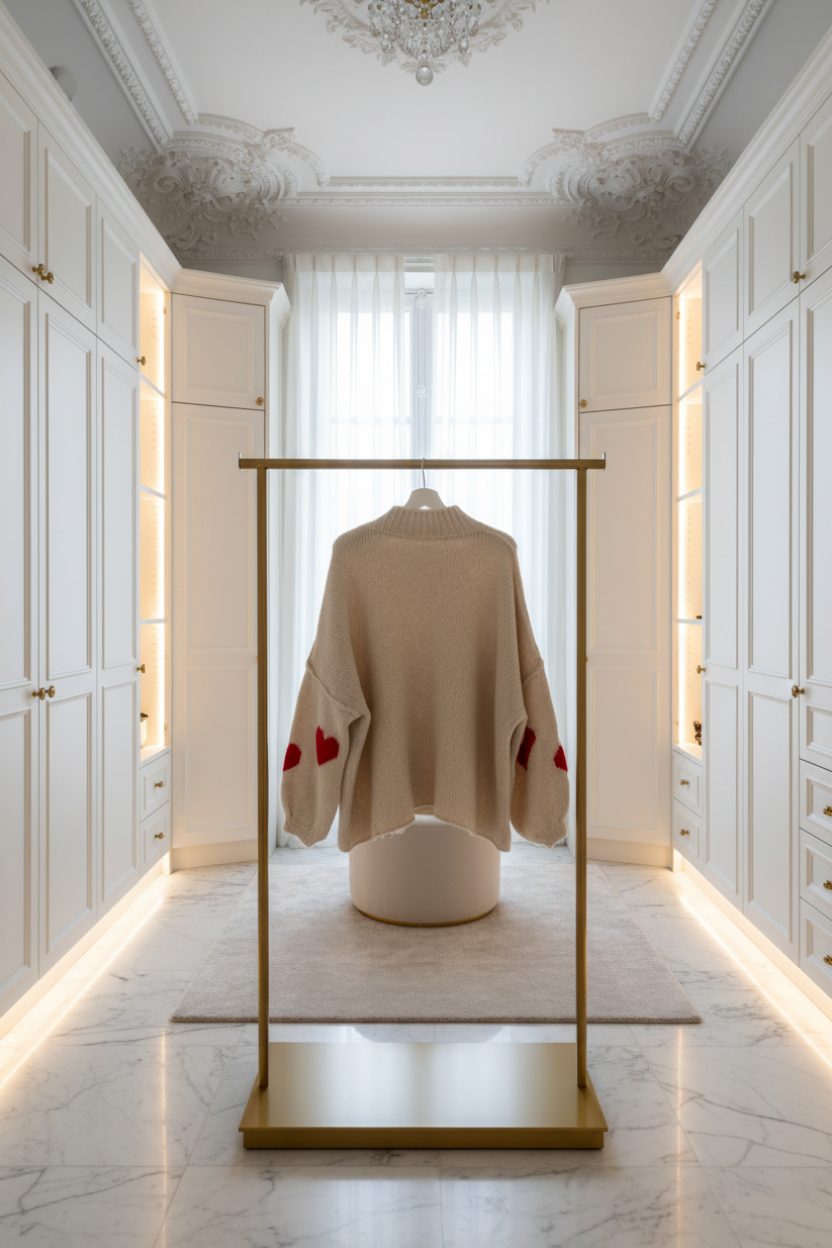 Pull Cœur Saint Germain Élégance Parisienne — Vogue Française