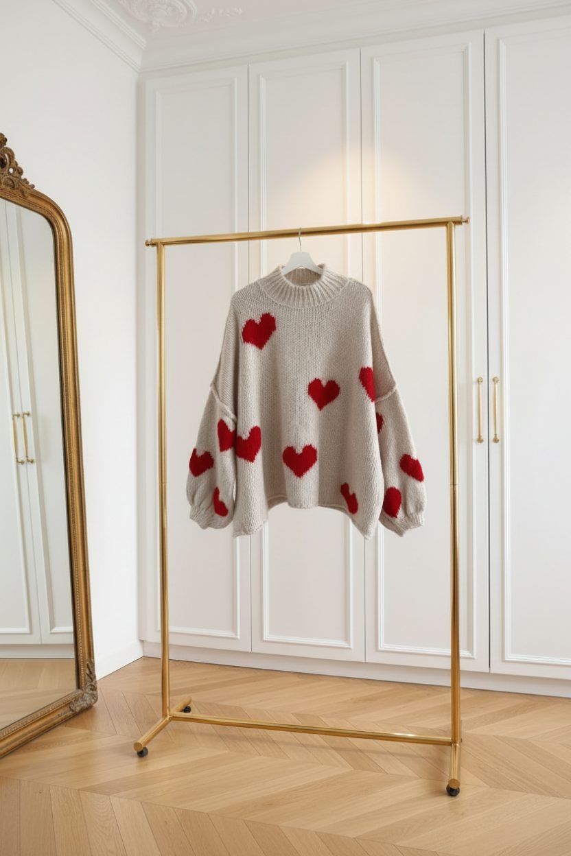 Pull Cœur Saint Germain Élégance Parisienne — Vogue Française