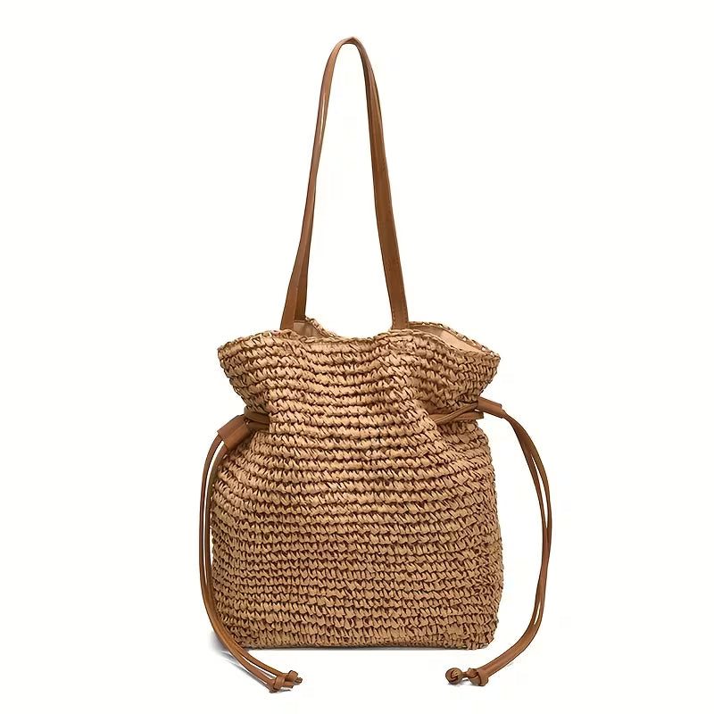 Sac en paille tressée esprit gypsy chic — Vogue Française